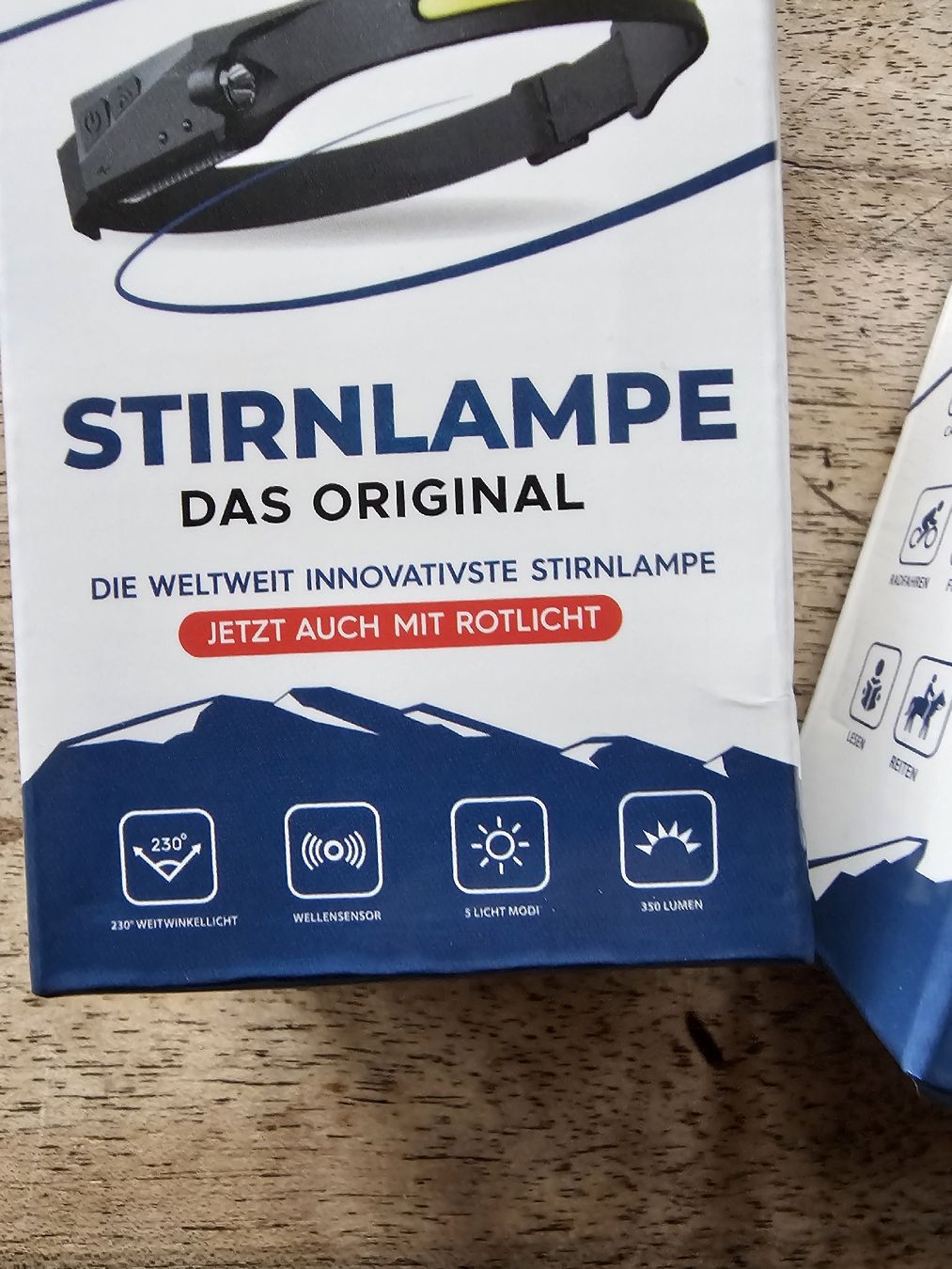 Lampen: Stirnlampen 2er-Set NatureVibes – Neu und originalverpackt aus Wald ZH von Grappe 4