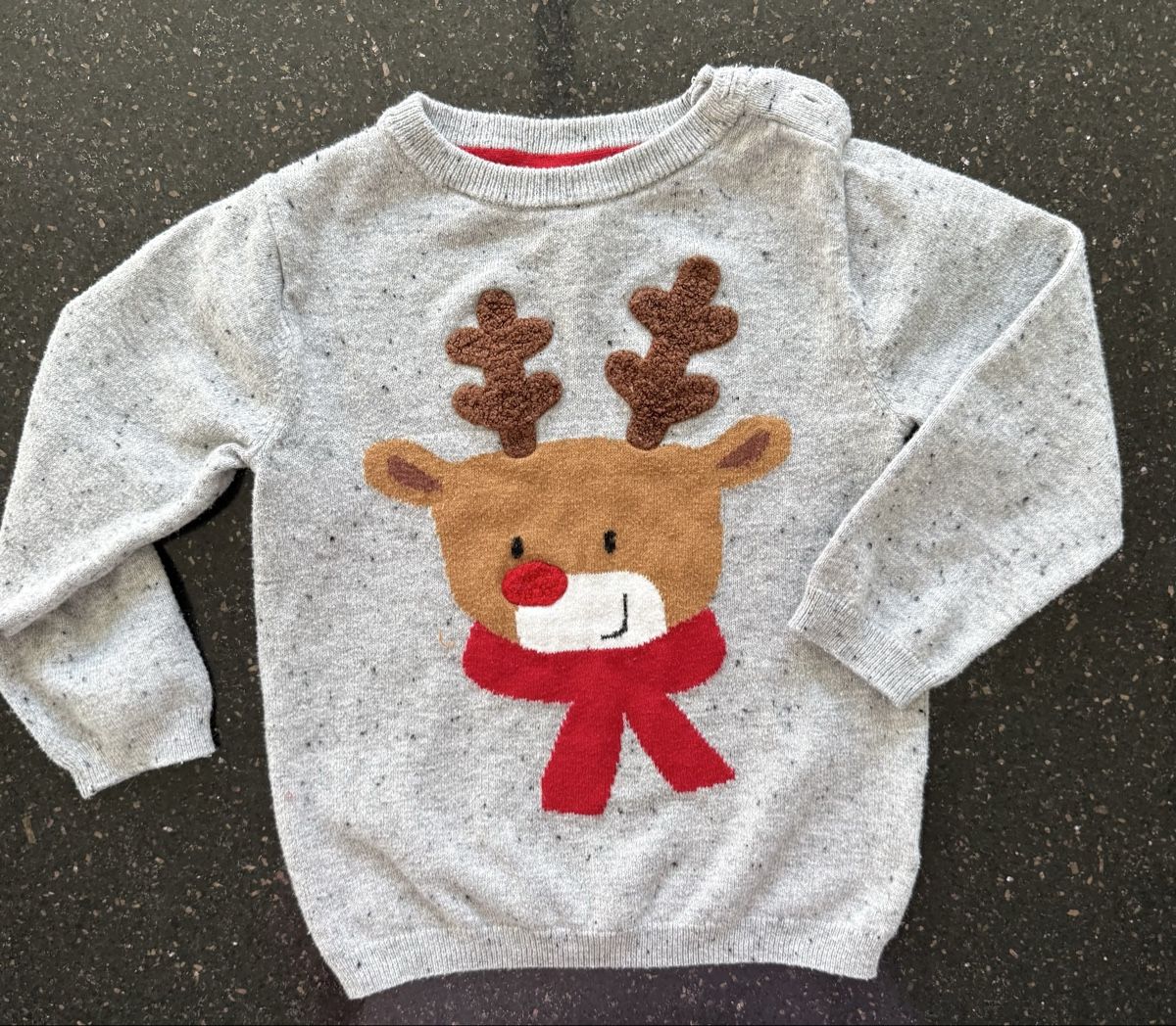 H&M Maglioni & Felpe: H&M Strickpullover Reh Gr. 92 Winter Weihnachten – Nuovo (secondo la descrizione) da Lyss venduto da Sibella56