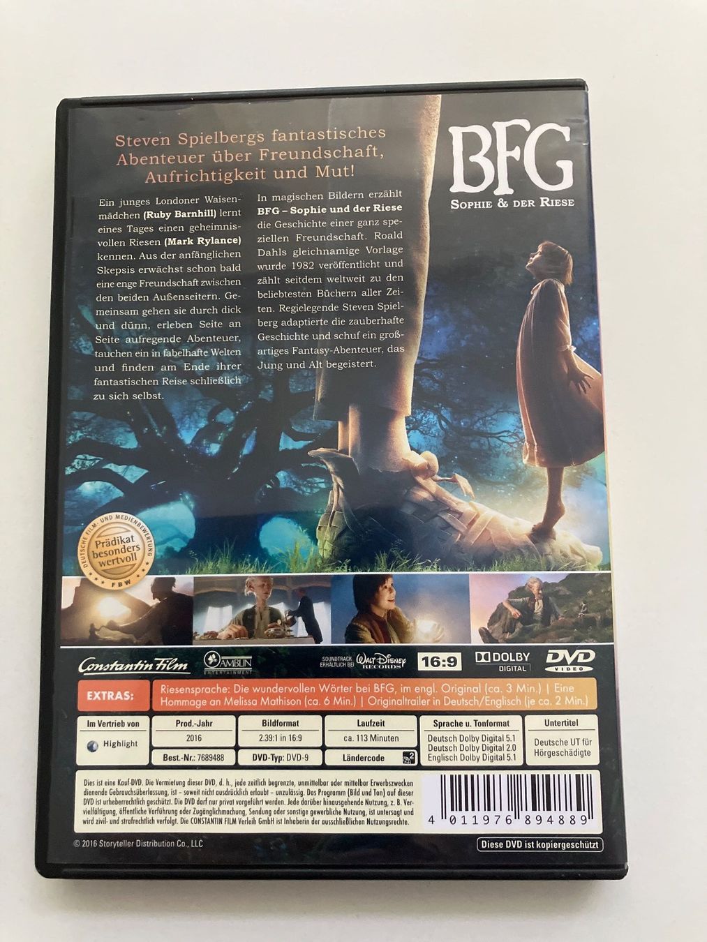 Alle DVDs: BFG - Sophie & Der Riese (DVD) – Gebraucht aus Arbon von JoJoAs 1