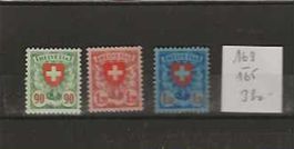 timbre 163 - 164  - 165  SBK 330.--