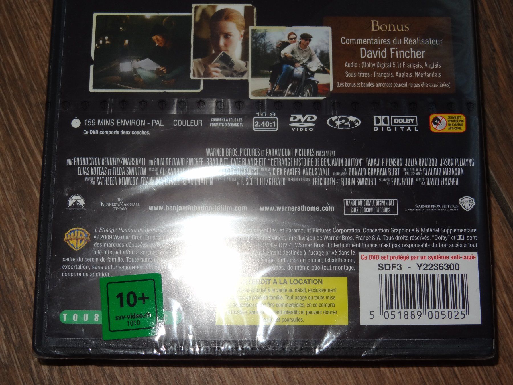Tous les DVDs: DVD: L'Étrange Histoire de Benjamin Button - NEUF! – Neuf avec emballage d'origine à Satigny par salvatore73 4