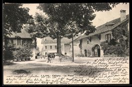 AK Céligny, La Place, Hotel du Sol