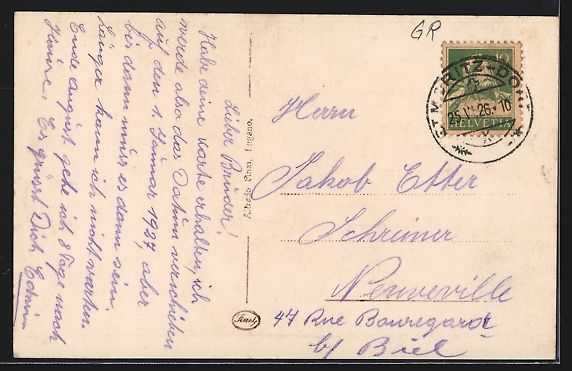 Cartoline postali: AK St. Moritz-Dorf, Blick auf den Ort – Usato da Berlin venduto da bartko-reher 1
