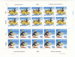 1999 - SBK: 964 / 965 Pingu - 10er Block je mit Putzer!