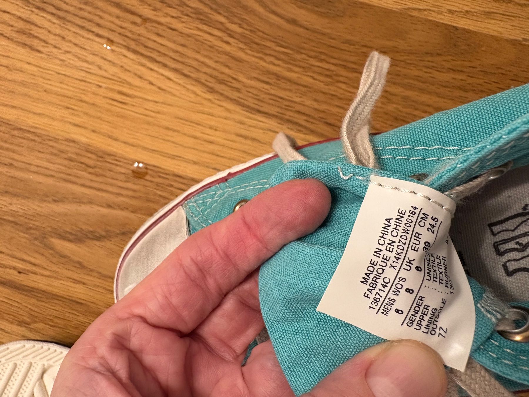 Converse Scarpe da donna: Converse all stars T39 turquoise – Usato da Biel/Bienne venduto da tatilene 4