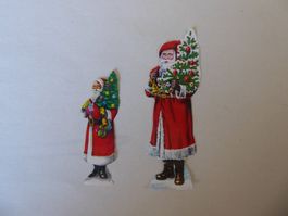 Set mit 2 tollen Samichlaus Nostalgie Bildern, 10,5 und 15cm