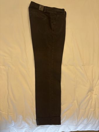 Pantaloni Il Lanificio nero cotone taglia 42 usato