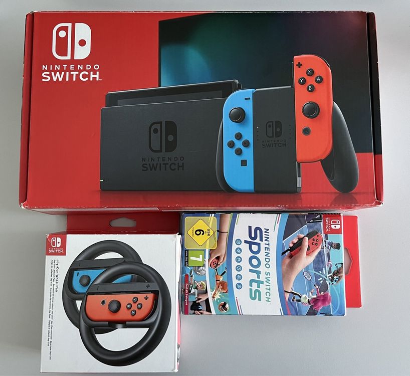 Nitendo Switch inkl. SD Karte und Spiele Kaufen auf Ricardo