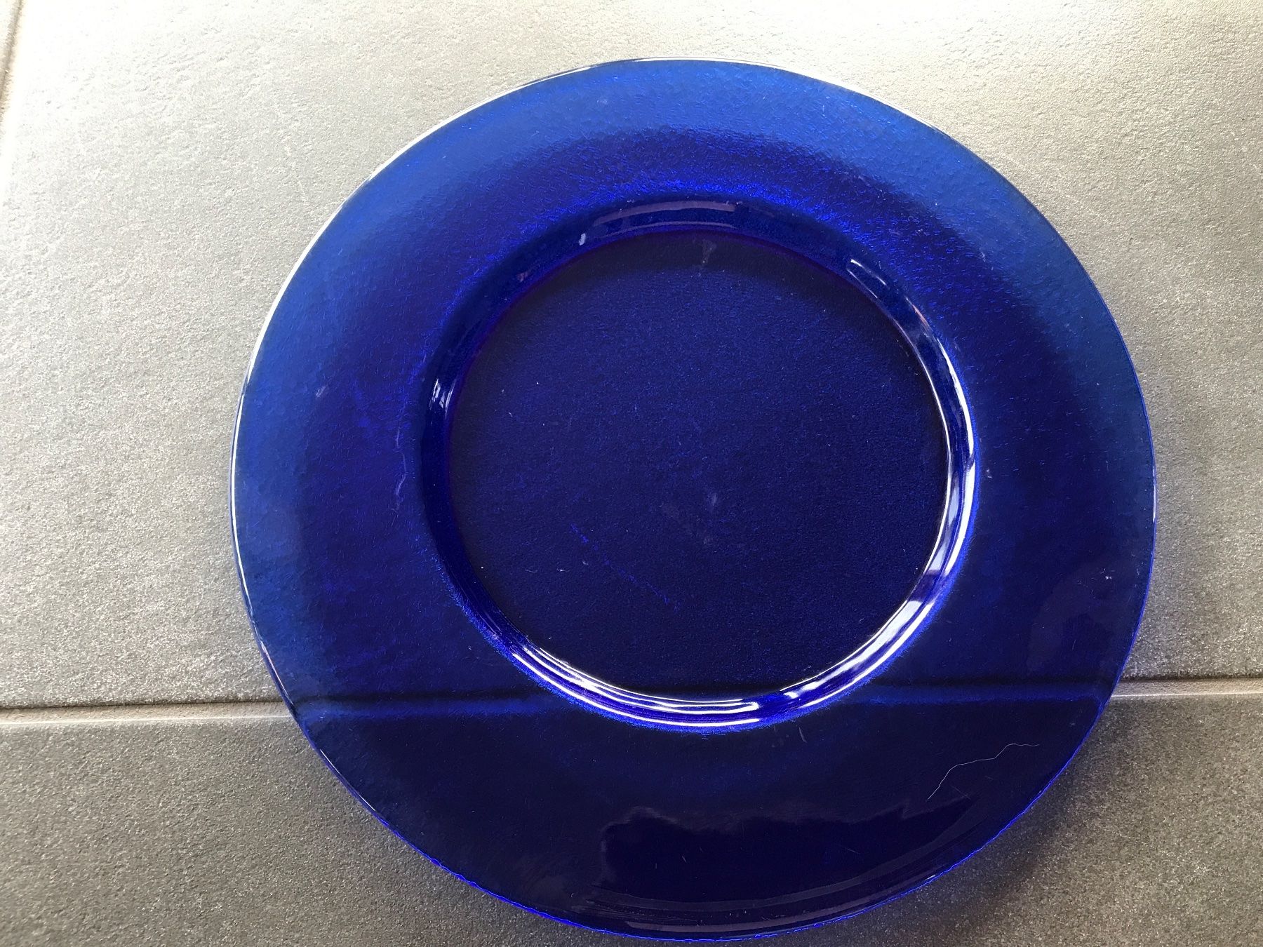 Piatti: Glas Teller Blau – Usato da Zuzwil BE venduto da feluna3