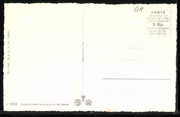 Cartoline postali: AK Davos, Teilansicht mit Bergen – Usato da Berlin venduto da bartko-reher 1