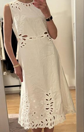 Hallhuber Kleid Dress Lochstrickerei  Massimo COS zara  