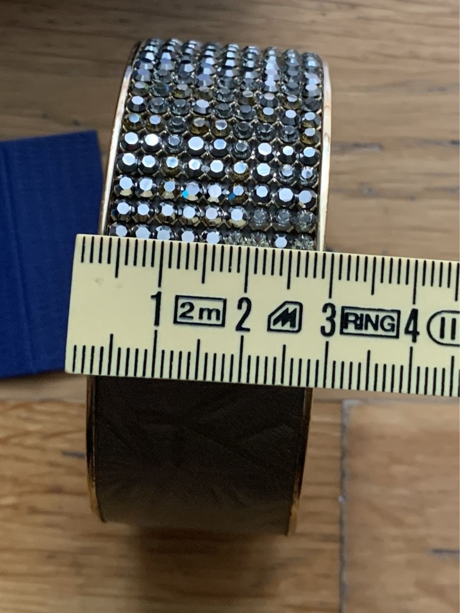 Swarovski Bracciali & Braccialetti: Swarovski Armreifen / Gold Farbe – Usato da Biel/Bienne venduto da Katja01112 3