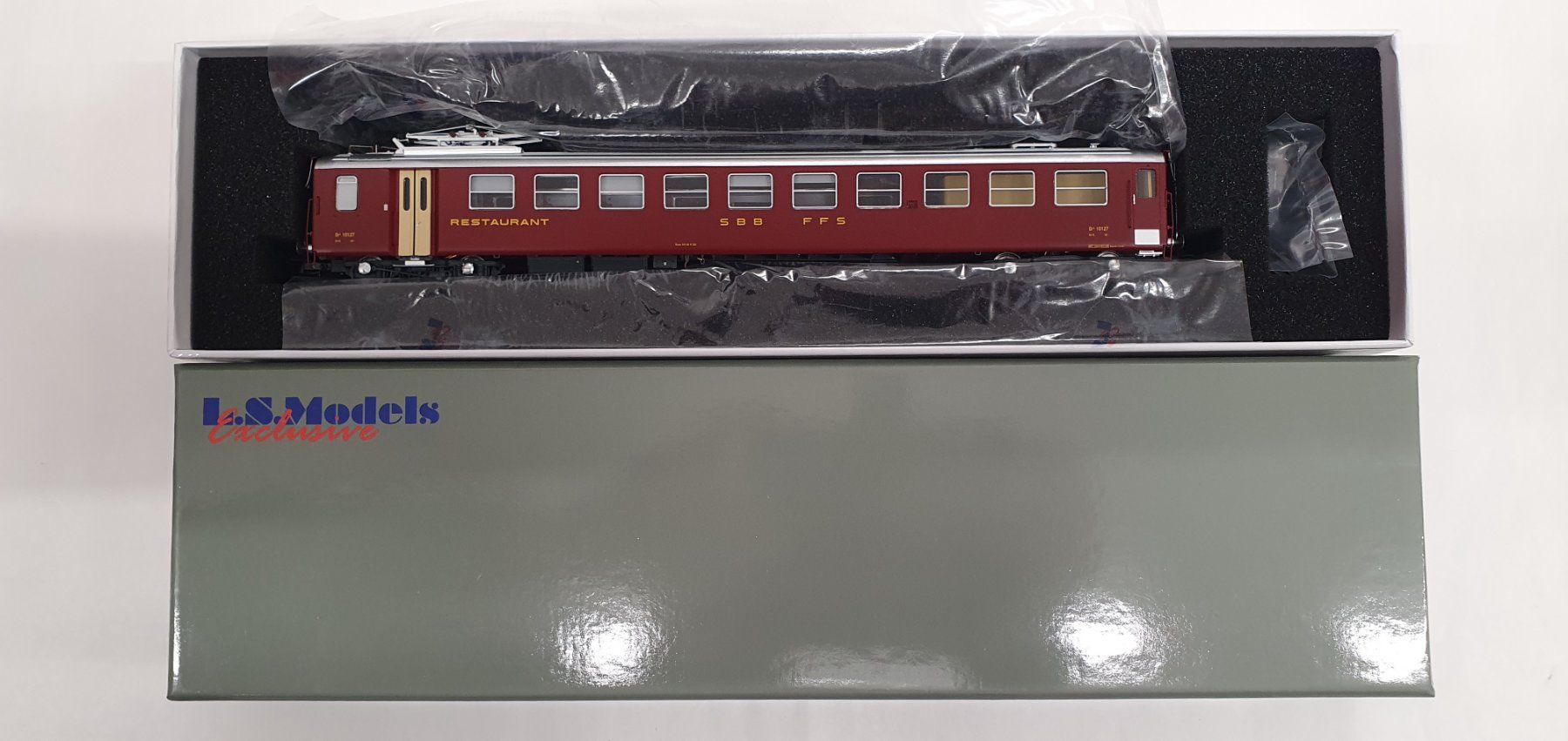 LS Models Modellini di ferrovie: LS Models 47260 DC  SBB EW I  Dr4 10127 rot, Ep.III – Nuovo e nell'imballaggio originale da Würenlos venduto da jub_nd5j