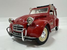 Citroën 2CV 1:18 (1:17) Coca-Cola, sehr selten, SOLIDO 