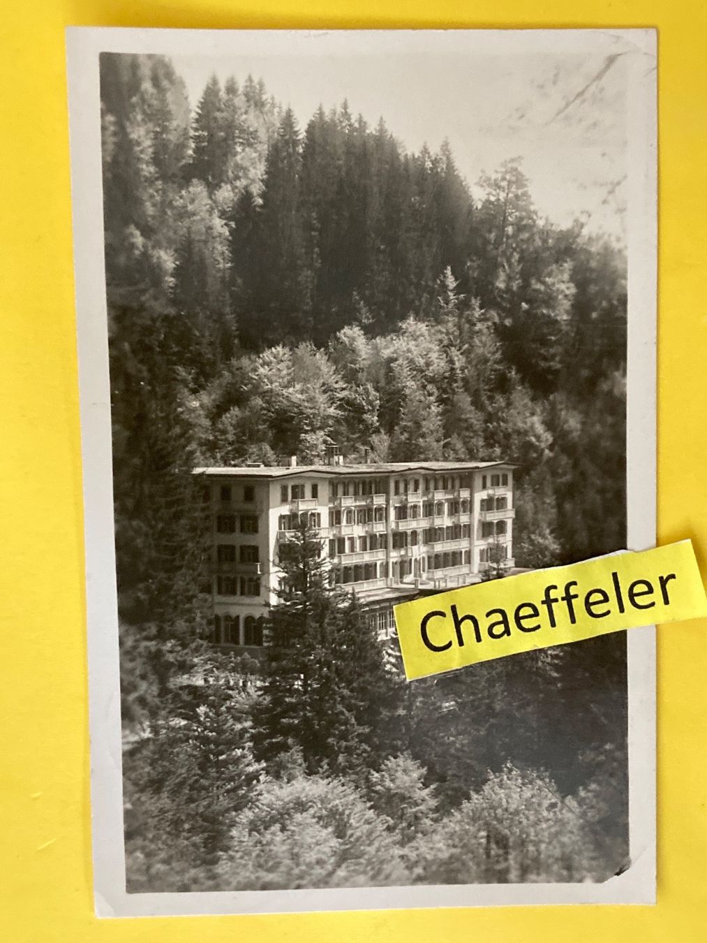 Cartoline postali: 1927 Waldkurhaus Weißenburg-Bad – Usato da Zürich venduto da Chaeffeler
