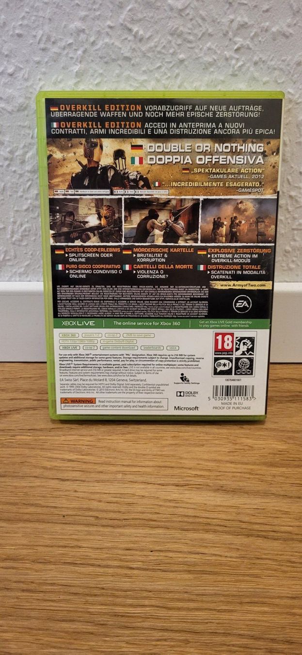 Microsoft Giochi: Xbox 360 - Army of Two The Devils Cartel – Usato da Münsingen venduto da Heroism2010 1