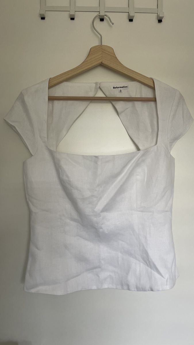 Reformation Top: Reformation Cora Leinen Top Gr. 10 – Nuovo (secondo la descrizione) da Lausen venduto da sim_hgp6