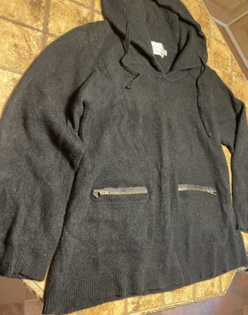 Felpa-Maglione The Masai lana nera-tgM/L