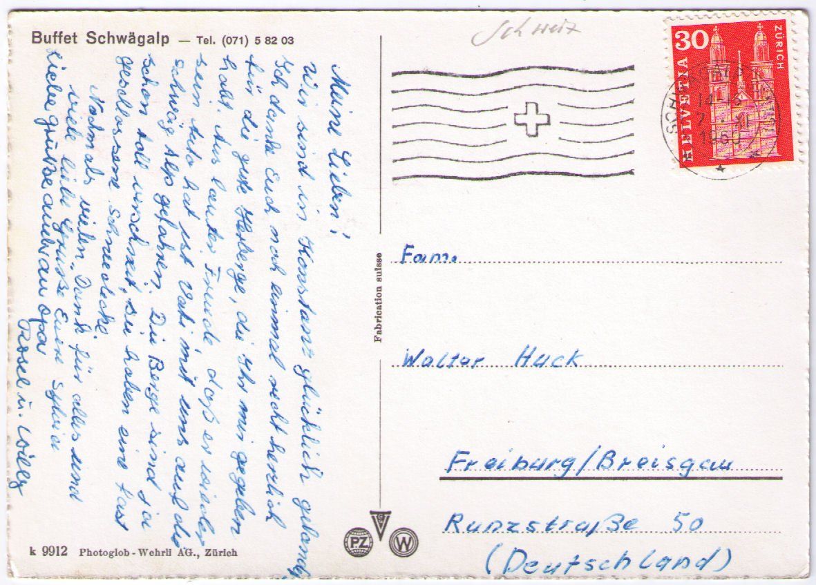 Cartoline postali: Säntis - Luftseilbahn – Usato da Binningen venduto da Mountainrider 1