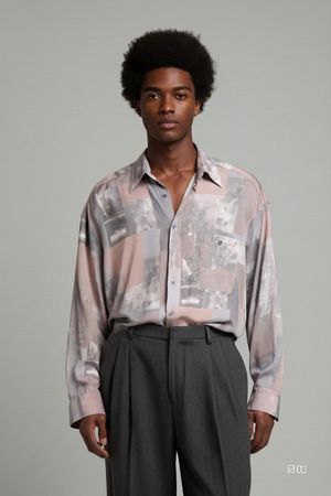 Club D'Amingo Country Club Button-Down Hemd - Größe 41/42