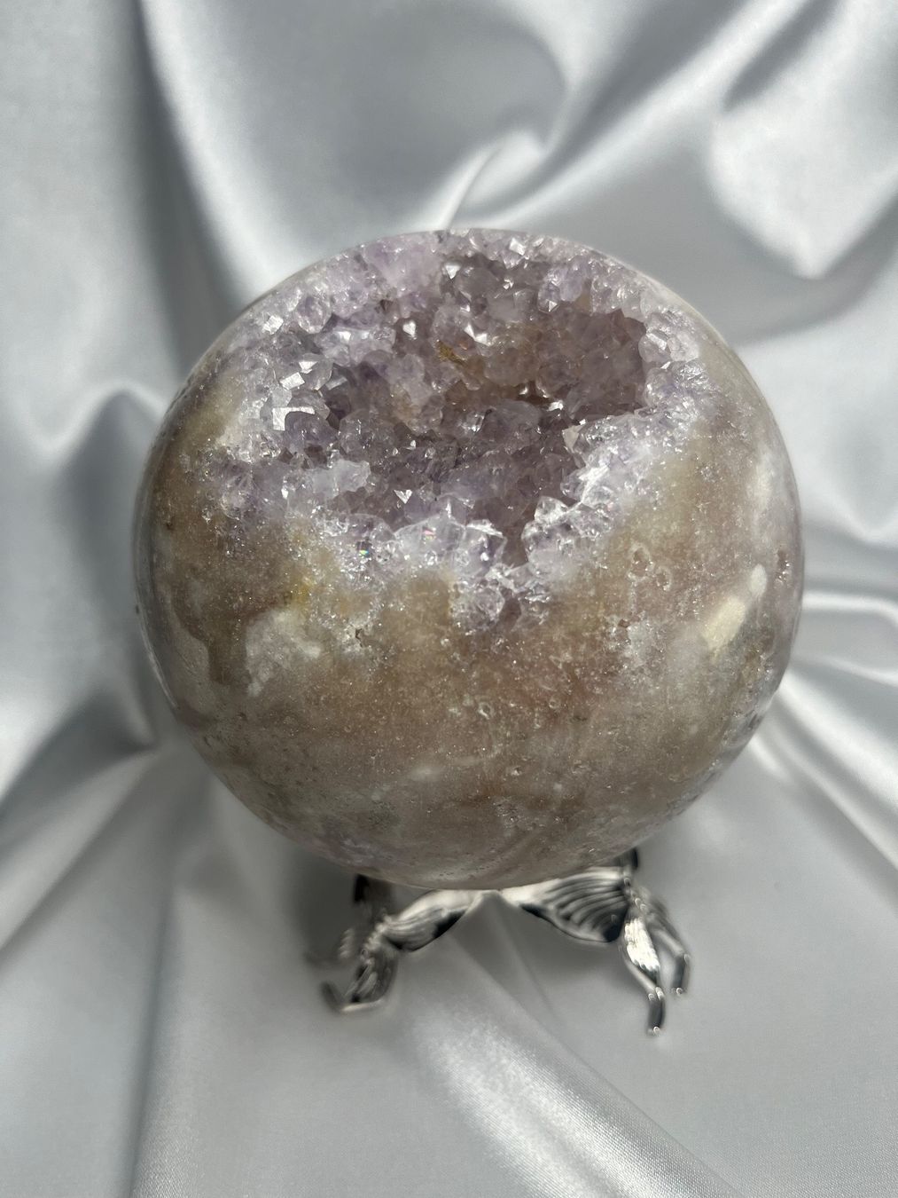 Minerali & Pietre curative: Pink Amethyst Kugel - 10cm, 1.35kg – Nuovo e nell'imballaggio originale da Zürich venduto da unique2010 1