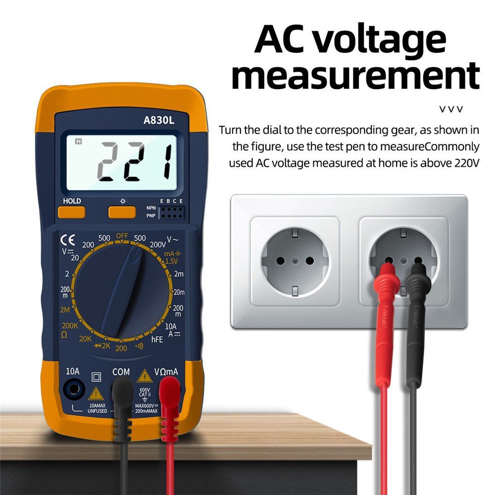 Misurare: Digital-Multimeter LCD Amperemeter – Nuovo e nell'imballaggio originale da Uerkheim venduto da Kaufoption 3