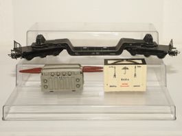 MÄRKLIN SCHWERTRANSPORT WAGEN MIT DIV. LADEGÜTER
