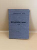 Dienstreglement DR 1954 Schweizer Armee Original