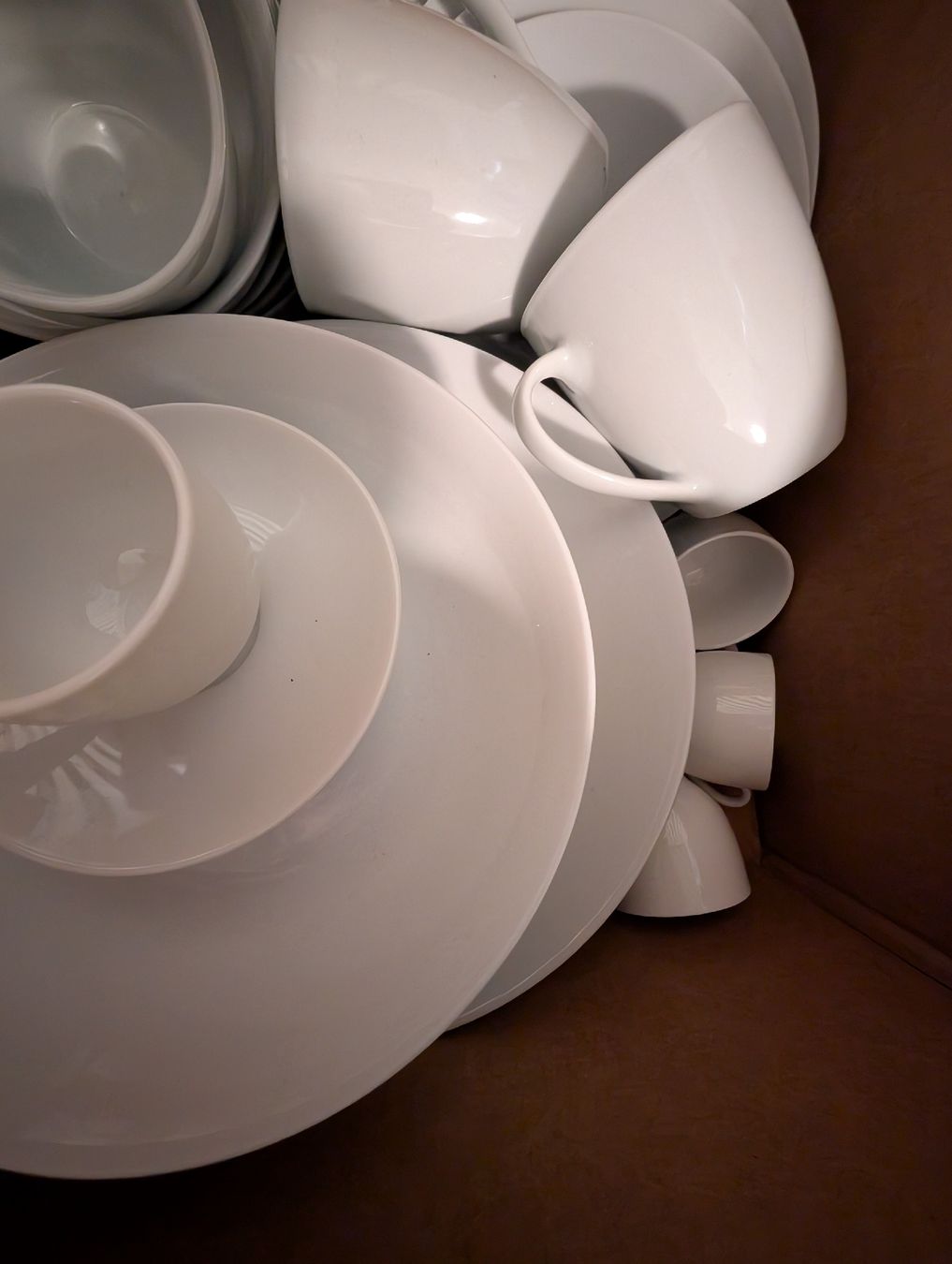 Geschirrsets: Geschirr Set Weiss Teller und Tasse  – Neu (gemäss Beschreibung) aus Lommiswil von Marcev_25 4