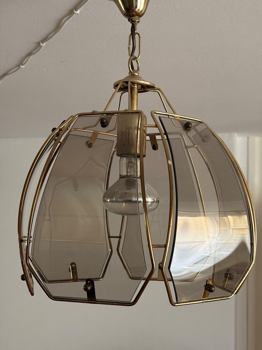 Lampadari & plafoniere: Vintage Hängeleuchte/Deckenlampe 70er Jahre – Usato da Bern venduto da mic_7clt