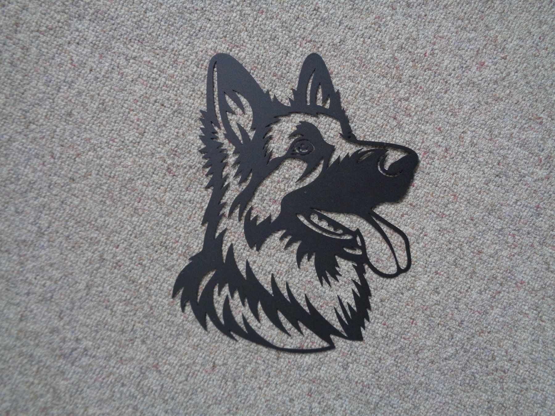 Foto & Immagini: Metall Wandkunst Schäferhund Kopf – Nuovo e nell'imballaggio originale da Langenbruck venduto da Gumsi 2
