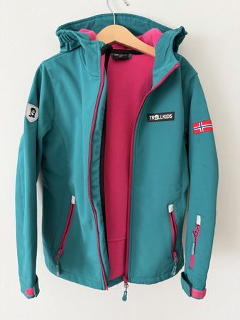 Trollkids Softshell-Jacke mit Fleece Gr. 140 🌸