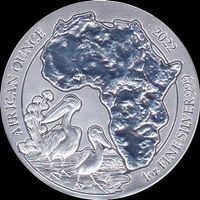 Ruanda 50 RWF 2022 Pelikan - African Ounce