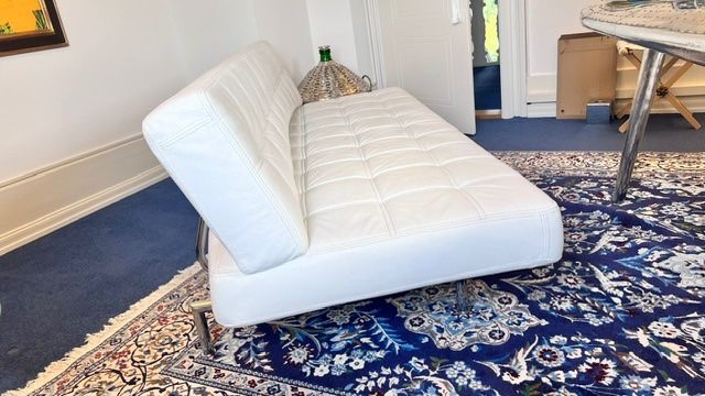 Pfister Divani: Bettsofa Leder weiss – Usato da Zollikon venduto da jue_s7nm 3