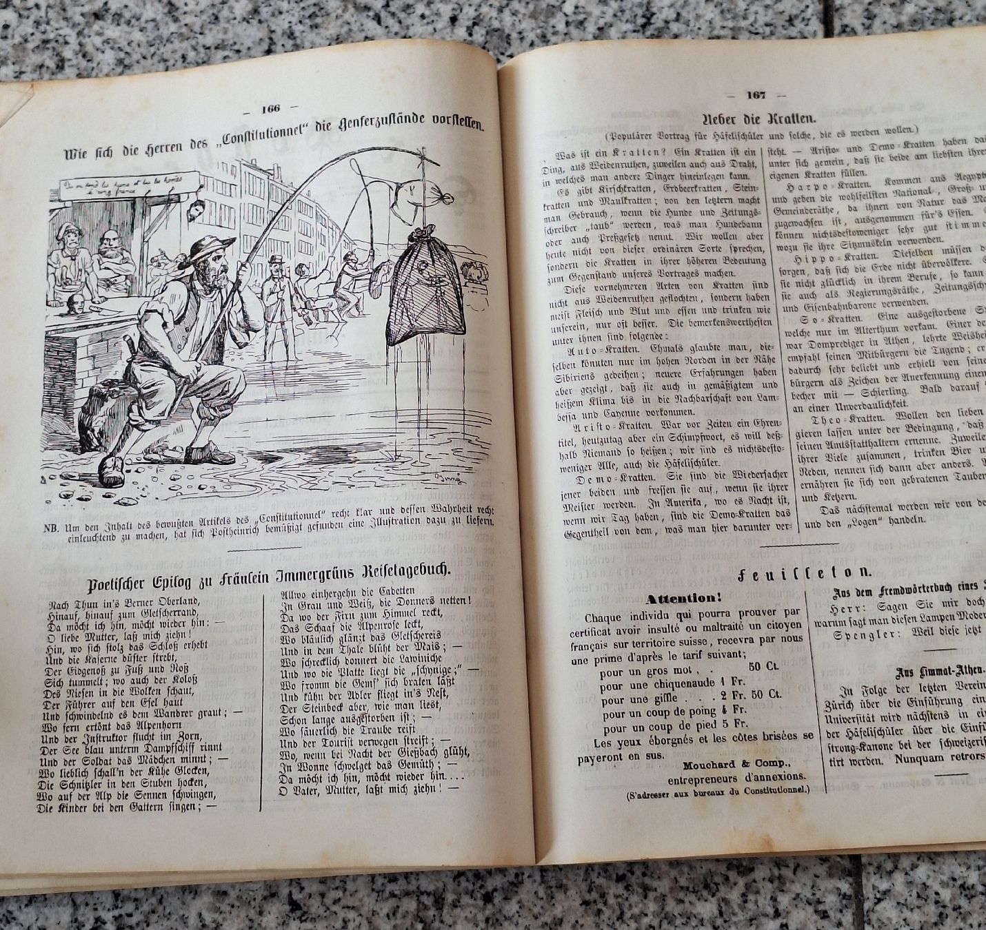 Bücher: Der Postheiri Illustrierte Blaetter 1861  – Gebraucht aus Züberwangen von Christine55 5