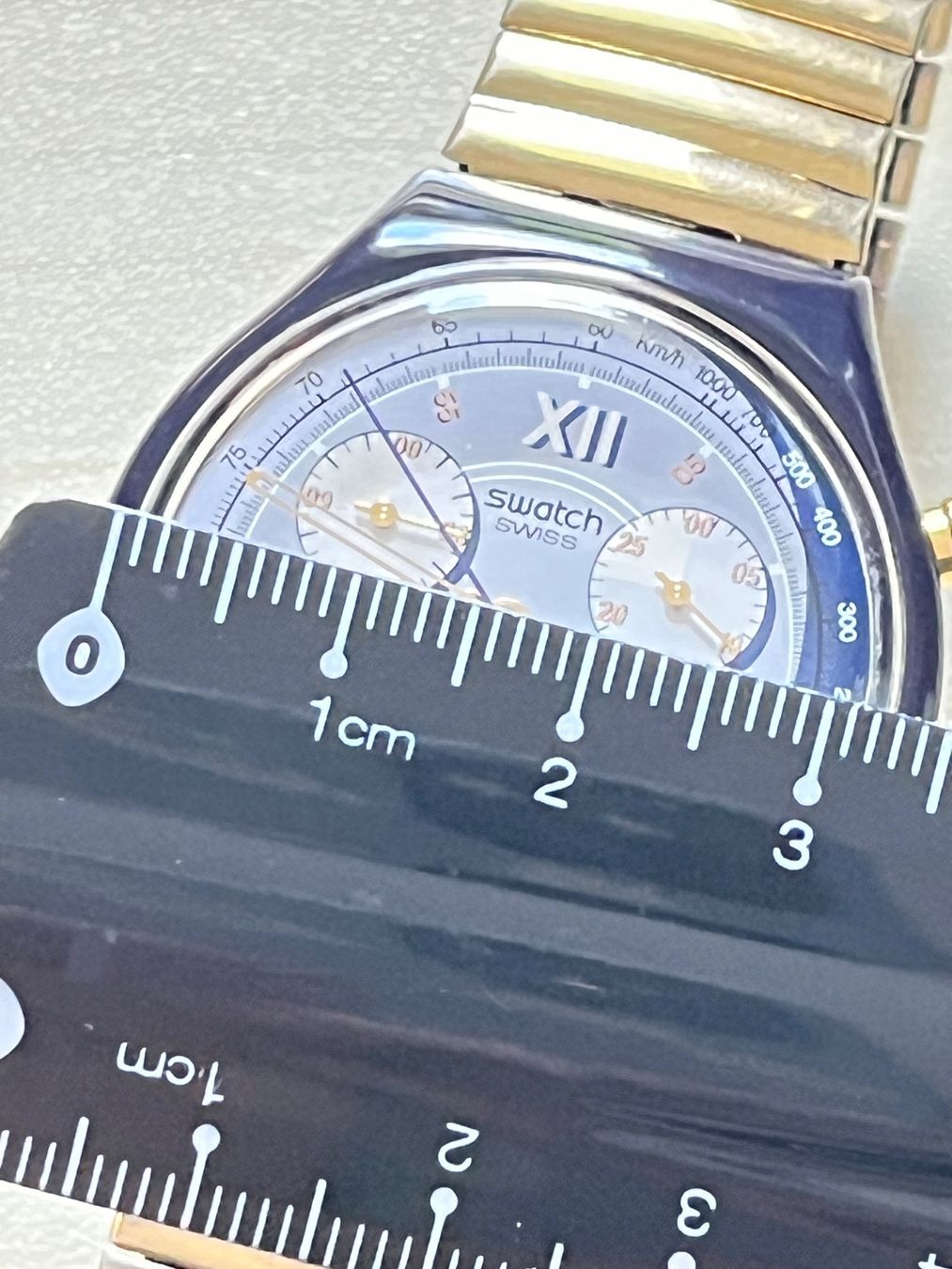 Swatch Orologi: Vintage Swatch Chronograph Uhr – Usato da Grenchen venduto da chththl 2