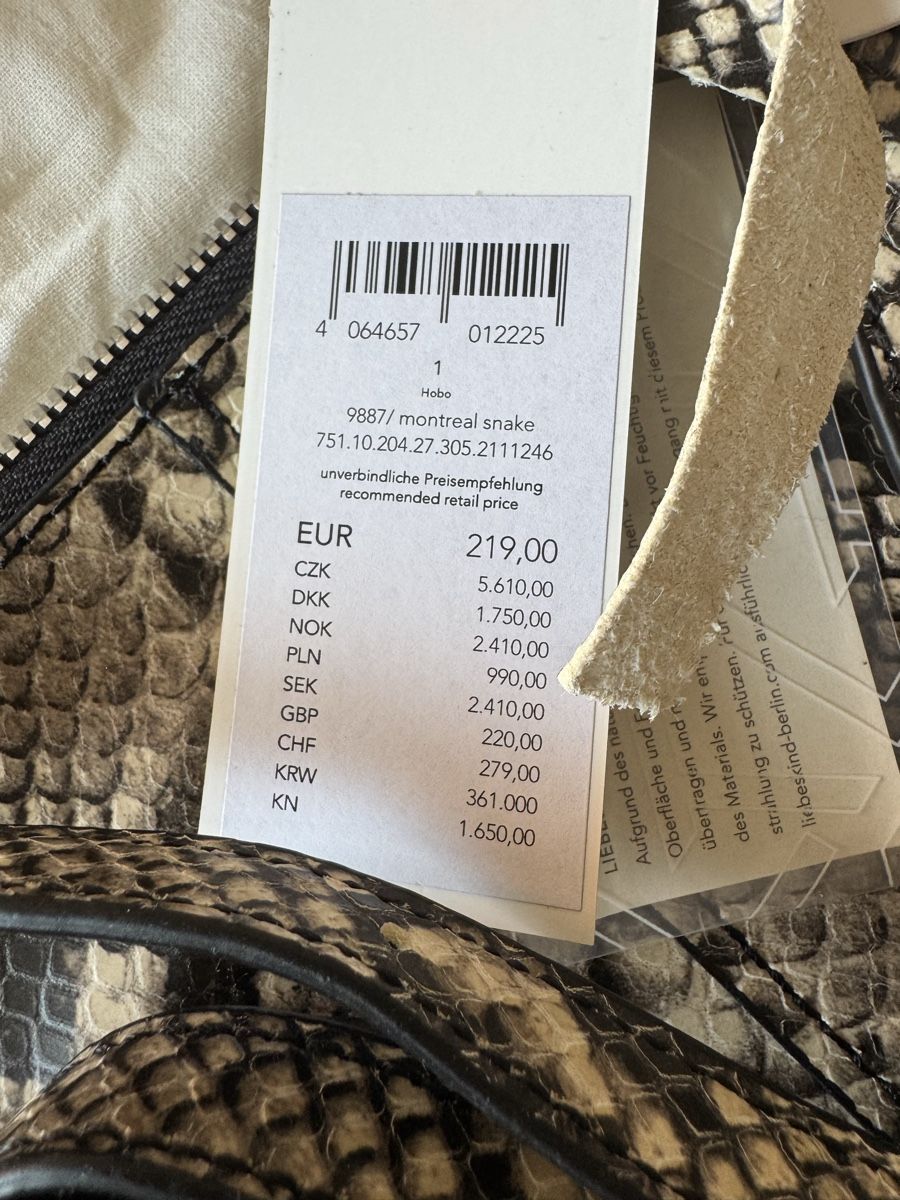 Liebeskind Borse da donna: Leder Umhängetasche Liebeskind Berlin – Nuovo e nell'imballaggio originale da Buchs AG venduto da StilFabrik 4
