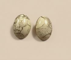 Elegant Marble Design Stud Earrings - Perfect Gift!
