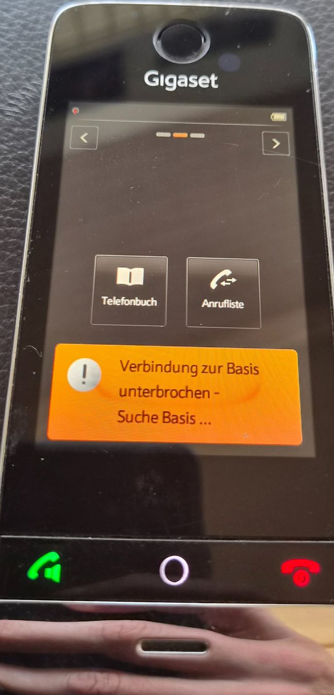 Gigaset Telefoni: Gigaset SL910A Premium DECT Telefon mit Touchscreen – Usato da Dübendorf venduto da RoboAnd 5