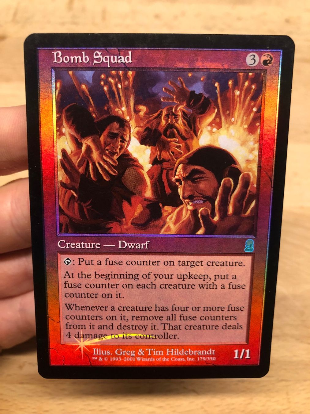 Magic The Gathering Carte collezionabili: MTG Bomb Squad foil Odyssey 2001 EN Ex – Nuovo (secondo la descrizione) da Corsier GE venduto da SWmoderncards