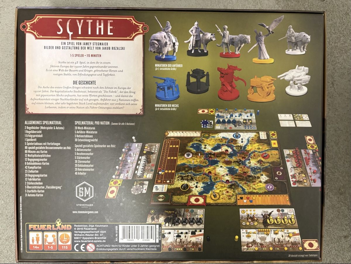 Spiele: Brettspiel Scythe komplett neuwertig – Gebraucht aus Zürich von Cynba8 1