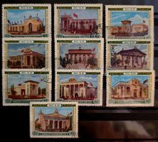 UdSSR 1955 VSKhV VDNKh Pavillons 10V GEST Architektur Lot