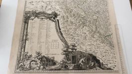 Historische Landkarte Böhmischer Wald