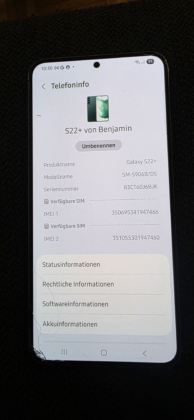 Samsung Telefoni cellulari / Smartphones: Samsung S20+ 5G und S22+ – Difettoso da Landquart venduto da ben_nd8x 5