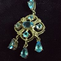 Zauberhaftes Topas / Goldschmuck  Set