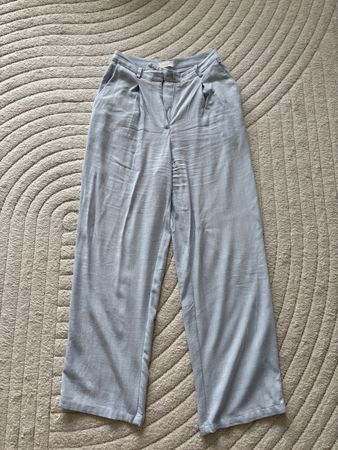 LeGer wide leg trousers light blue size L used