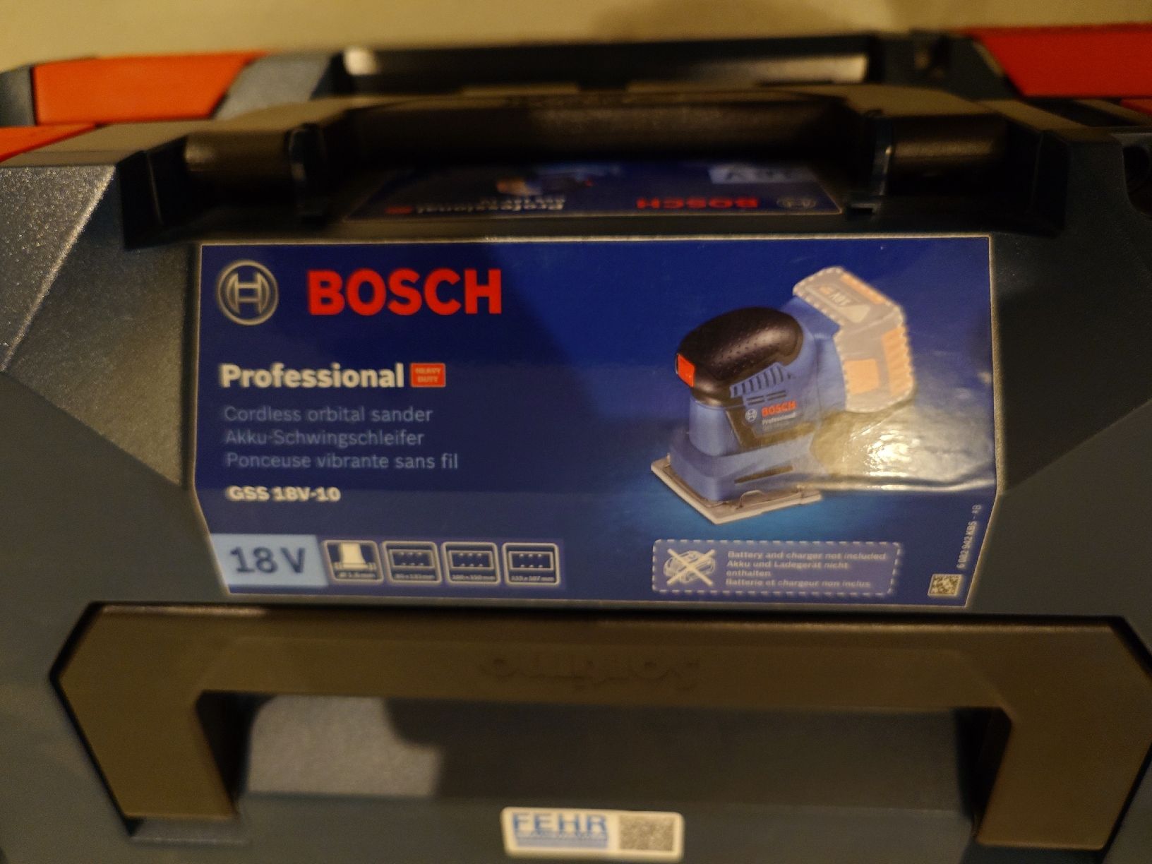 Bosch Smerigliatrici & Lucidatrici: Bosch GSS 18V-10 Akku-Schwingschleifer - Neu – Nuovo e nell'imballaggio originale da Abtwil SG venduto da Ruwn 1