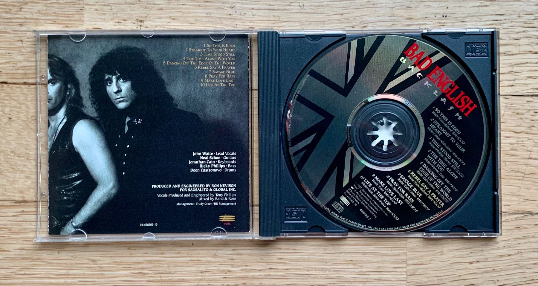 CD: Bad English Backlash – Usato da Zürich venduto da Fieber 1