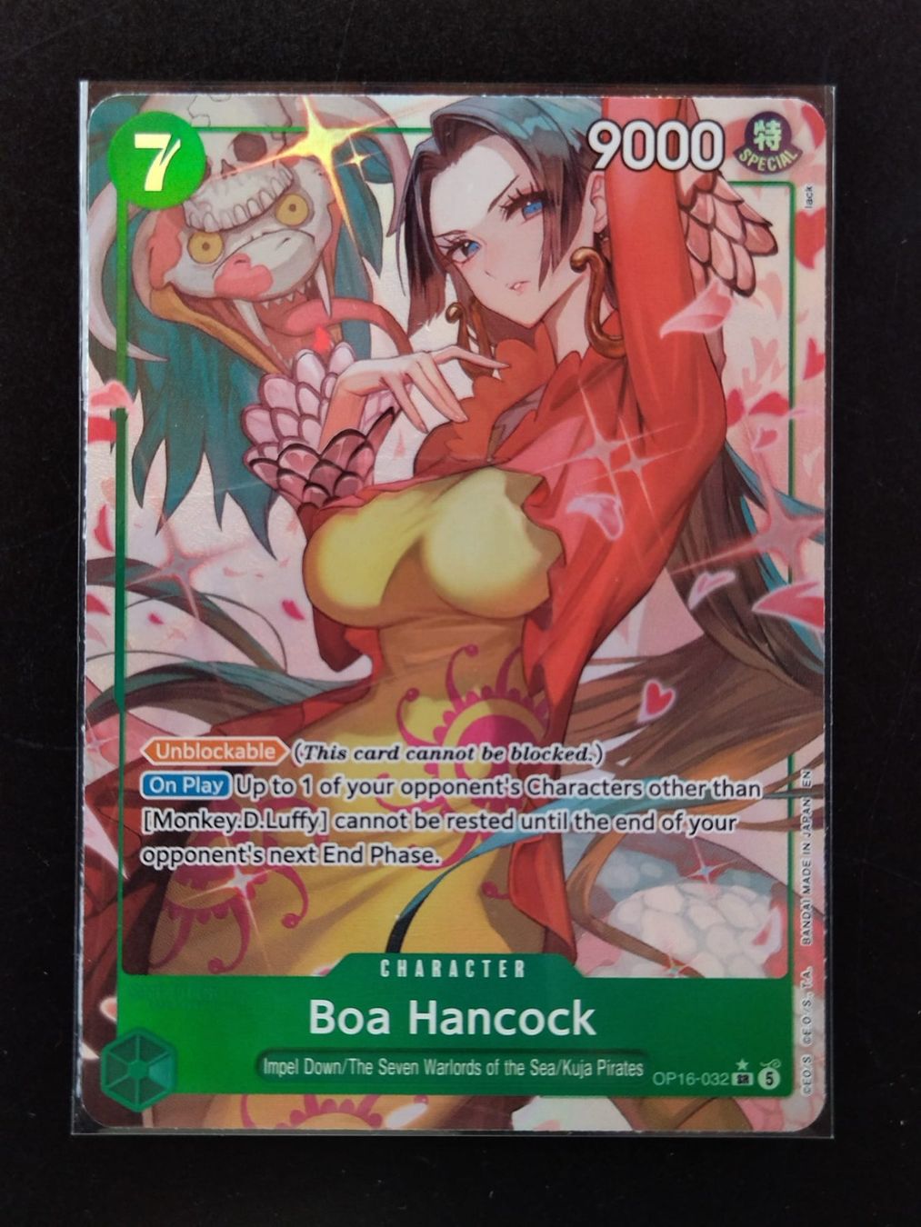 Bandai Carte collezionabili: Boa Hancock OP16-032 SR★ AA, EN – Nuovo (secondo la descrizione) da Ins venduto da phil_sinn