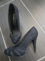 Schwarze Pumps mit Schleife, Grösse 38, Graceland